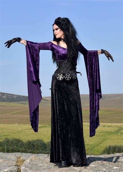 Velvet Witchy Shrouds: A Fashionable Must-Have for Witches